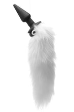 Load image into Gallery viewer, White Fox Tail Vibrating Anal Plug
