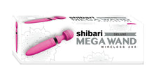 Load image into Gallery viewer, Shibari Deluxe Mega Wireless 28X Pink Wand Clitoral Stimulator
