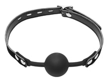 Load image into Gallery viewer, Premium Hush Locking Silicone Comfort Ball Gag
