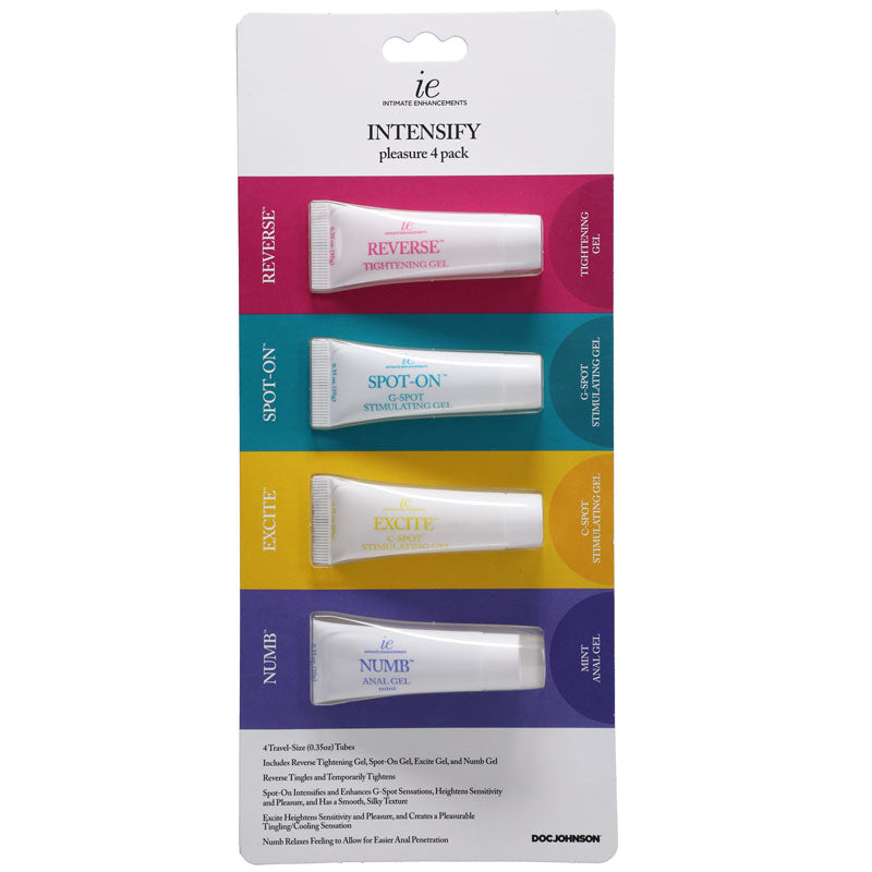 INTENSIFY Pleasure Gels - 4-Pack