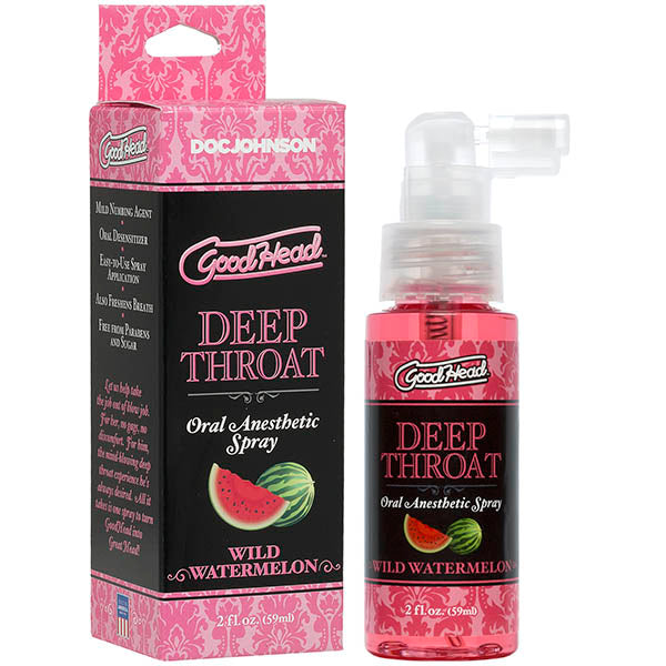 GoodHead Deep Throat Oral Desensitizing Spray Watermelon Oral Sex Lube 59ml