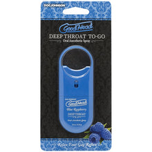 Load image into Gallery viewer, GoodHead To-Go Deep Throat Spray Blue Raspberry 9ml
