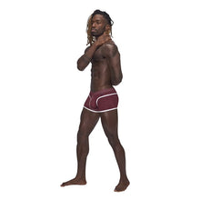 Load image into Gallery viewer, Male Power Sport Mesh Mini Short Burgundy
