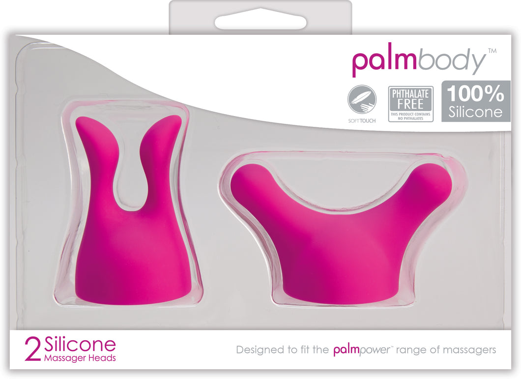 PalmBody Massager Heads for use with PalmPower Wand Massager Palm Power