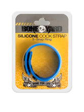 Load image into Gallery viewer, Boneyard Silicone Cock Strap - 3 Snap Ring - Black
