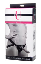 Load image into Gallery viewer, Sutra Fleece-Lined Strap On with Vibrator Pouch
