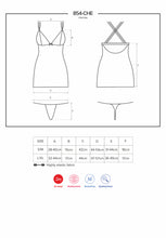 Load image into Gallery viewer, Mesh and Lace Chemise And Thong
