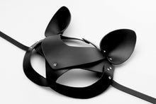 Load image into Gallery viewer, Bad Kitten Leather Cat Mask
