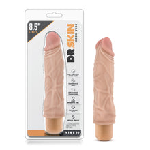 Load image into Gallery viewer, Dr Skin Cock Vibe 10 8.5in Vibrating Cock Beige

