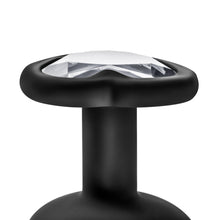 Load image into Gallery viewer, Luxe Bling Plugs Training Kit Black With White Gems
