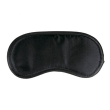Load image into Gallery viewer, Black Satin Eye Mask Blindfold Fetish BDSM
