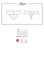 Load image into Gallery viewer, Miamor Thong Blk
