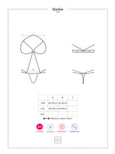Load image into Gallery viewer, Darkie Crotchless Teddy
