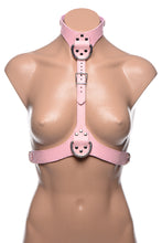 Load image into Gallery viewer, Miss Behaved Pink Chest Harness
