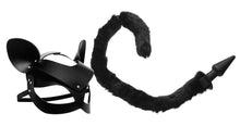 Load image into Gallery viewer, Cat Tail Anal Plug and Mask Set
