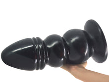 Load image into Gallery viewer, Huge Anal Plug Black
