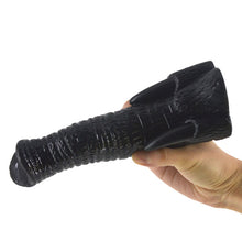 Load image into Gallery viewer, FAAK Elephant Dildo Large Anal Plug Black
