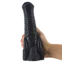 Load image into Gallery viewer, FAAK Elephant Dildo Large Anal Plug Black
