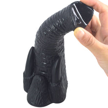 Load image into Gallery viewer, FAAK Elephant Dildo Large Anal Plug Black
