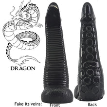 Load image into Gallery viewer, Octopus Dildo Black
