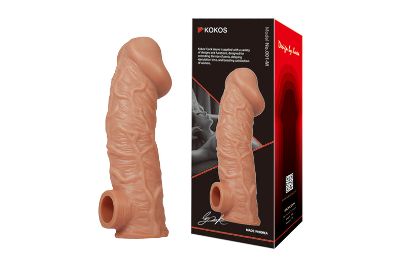 Kokos Cock Sleeve 1 Medium Penis Extender Couples Sex Toy