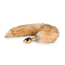 Load image into Gallery viewer, Fox Tail No. 1 - Gold Plug
