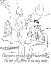 Load image into Gallery viewer, My Naughty Valentine Colouring Book
