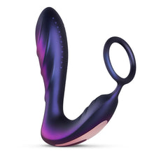 Load image into Gallery viewer, Black Hole Anal Vibrator w Cockring and Remote
