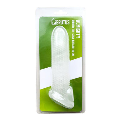 Almighty Ribbed Cocksheath 18cm - LOVEBEE