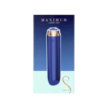 Load image into Gallery viewer, Maximum Comfy Cuff Rechargeable Bullet Blue
