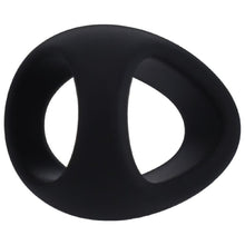 Load image into Gallery viewer, Stirrup Silicone Cock Ring Onyx
