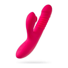 Load image into Gallery viewer, JOS Seri Thrusting Vibrator with Clitoral Stimulator
