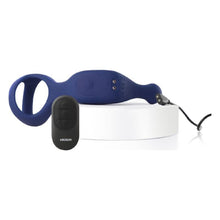 Load image into Gallery viewer, Underquaker Vibrating Anal Probe with Cockring and Remote
