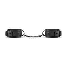Load image into Gallery viewer, Faux Leather Ankle Cuffs Black

