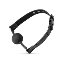 Load image into Gallery viewer, Breathable Silicone Ball Gag Black
