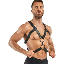 Load image into Gallery viewer, Rocco Bondage Harness Black
