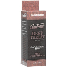 Load image into Gallery viewer, GoodHead Deep Throat Spray Cinnamon 59ml
