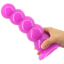 Load image into Gallery viewer, FAAK 8&quot; Anal Butt Plug Beaded 20cm Big Dildo Suction Cup Large Sex Beads Huge
