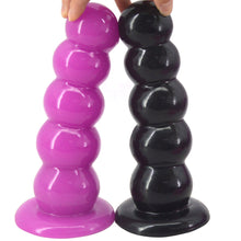 Load image into Gallery viewer, FAAK 8&quot; Anal Butt Plug Beaded 20cm Big Dildo Suction Cup Large Sex Beads Huge
