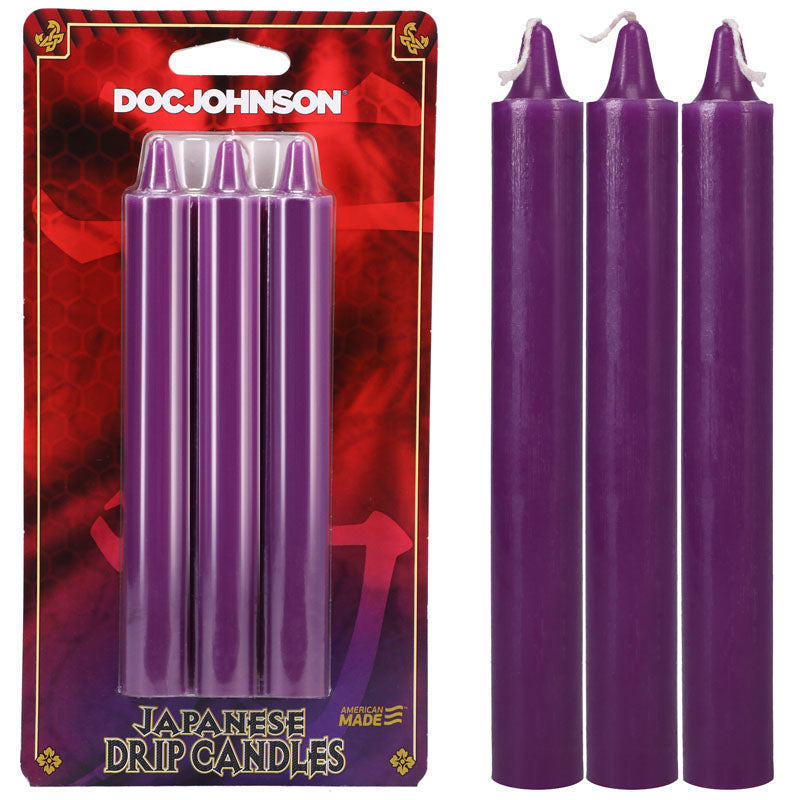 Doc Johnson Japanese Drip Candles BDSM Low Temperature Wax Bondage Play Sex Toy