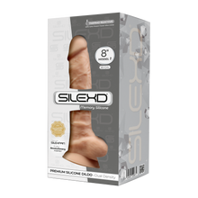 Load image into Gallery viewer, SILEXD 8&quot; Realistic Veined Silicone Dildo Balls Suction Cup Dong Sex Toy
