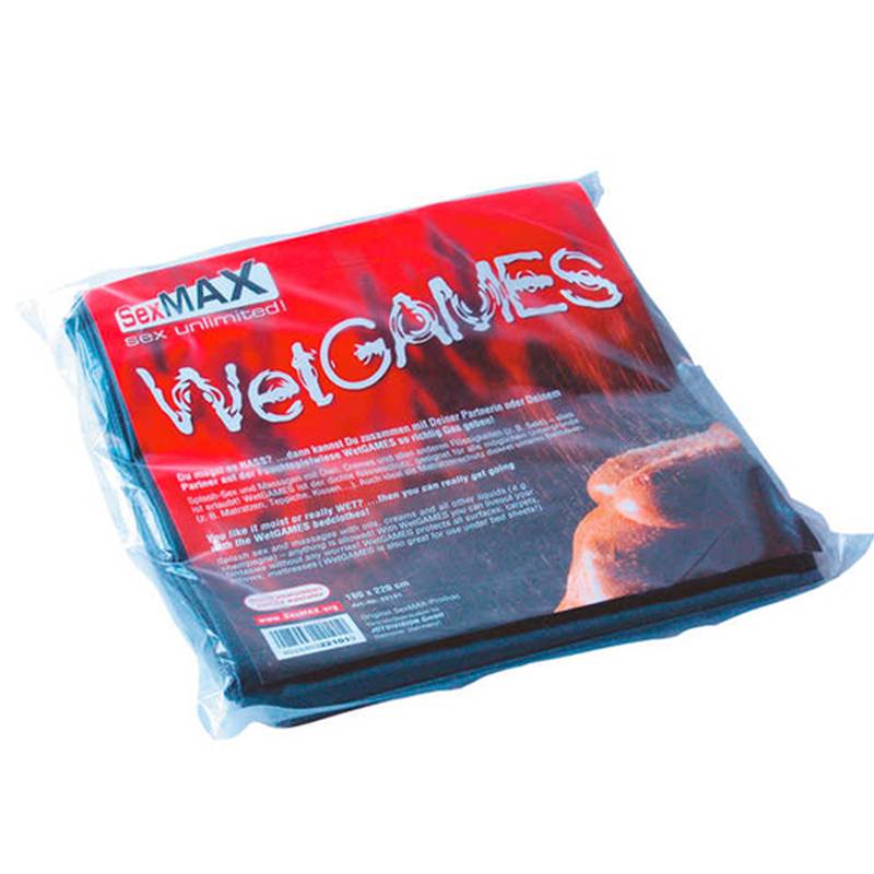 SexMAX Wet GAMES Sheet Waterproof Bed Sheet 180cm x 220cm