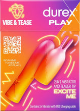 Load image into Gallery viewer, Play Vibe &amp; Tease 2 In 1 Vibrator &amp; Teaser Tip
