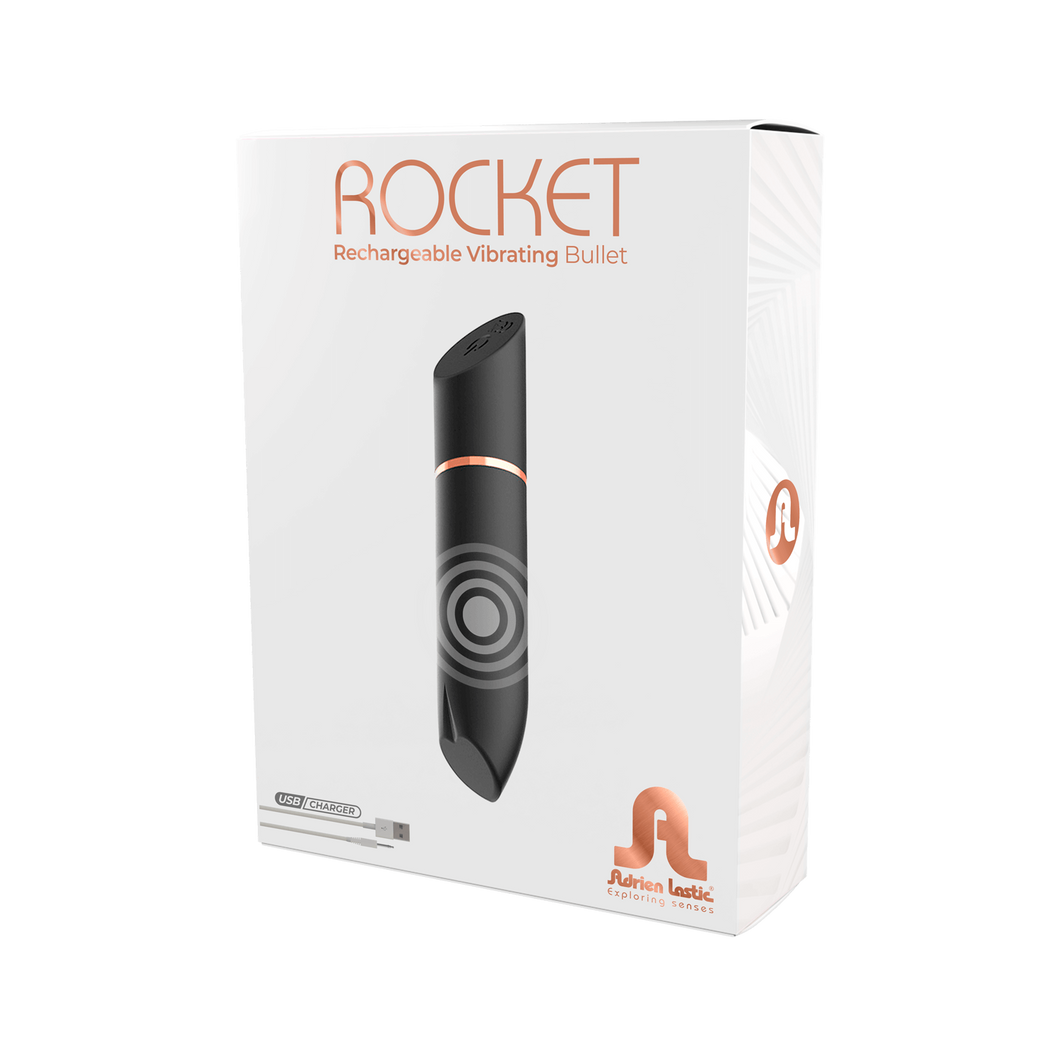 Adrien Lastic Rocket Black Rechargeable Bullet