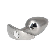 Load image into Gallery viewer, Pillow Talk Sneaky Luxurious Stainless Steel Anal Plug w Swarovski Crystal
