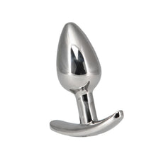 Load image into Gallery viewer, Pillow Talk Sneaky Luxurious Stainless Steel Anal Plug w Swarovski Crystal
