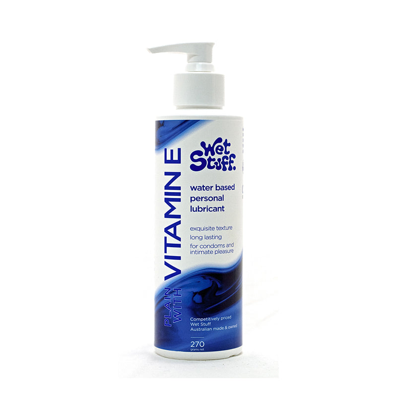 Wet Stuff Vitamin E 270gms Pump Water-Based Personal Lubricant Sex Lube