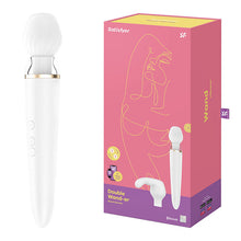 Load image into Gallery viewer, Satisfyer Double Wand-er 2 Heads Clitoral &amp; G-Spot Vibrator Massager USB Sex Toy
