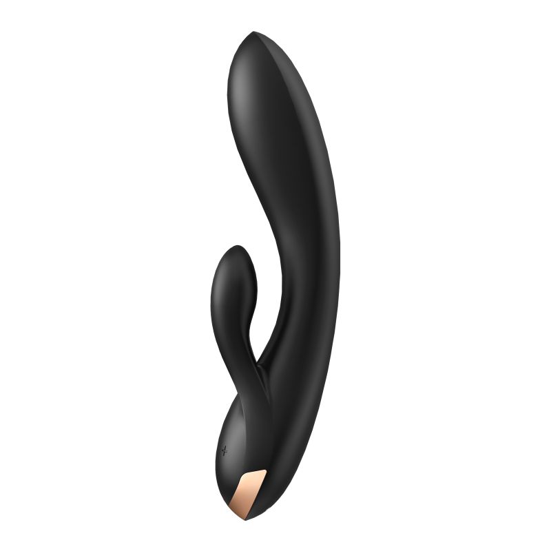 Satisfyer Double Flex APP Control G-Spot Rabbit Vibrator Black