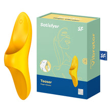 Load image into Gallery viewer, Satisfyer Teaser USB Rechargeable Finger Vibrator Clitoral Stimulator Sex Toy
